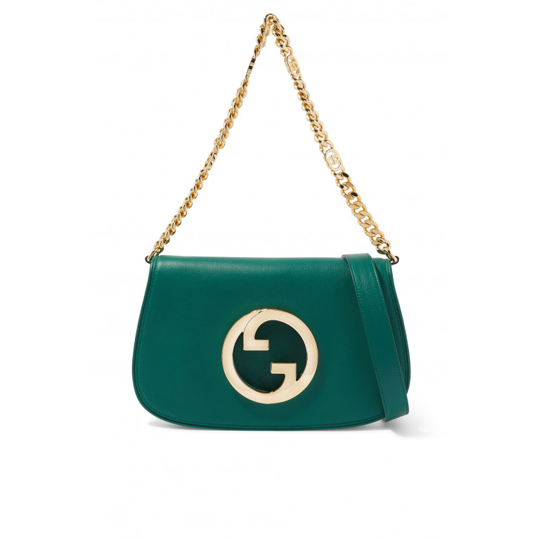 Gucci- Blondie Shoulder Bag Green