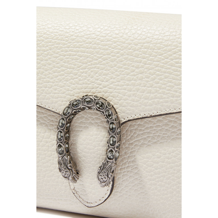 Gucci- Dionysus Mini Leather Chain Bag White