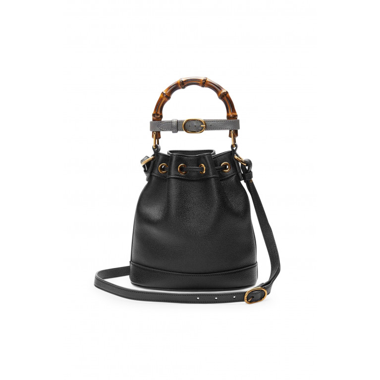 Gucci- Diana Mini Bucket Bag Black