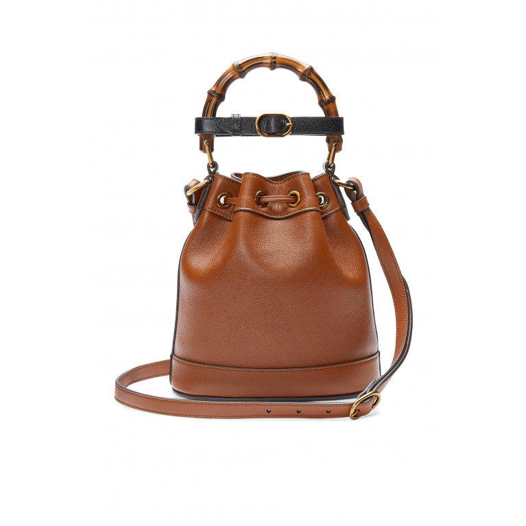 Gucci- Diana Mini Bucket Bag Brown