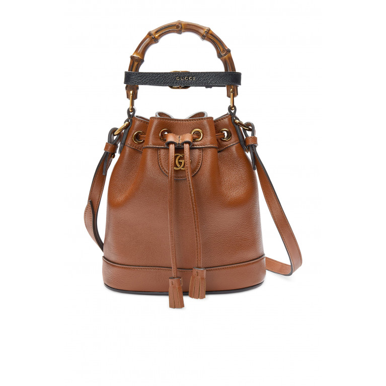 Gucci- Diana Mini Bucket Bag Brown