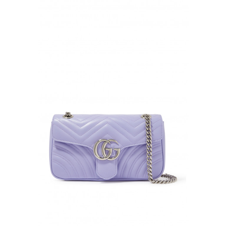 Gucci- GG Marmont Small Shoulder Bag Purple