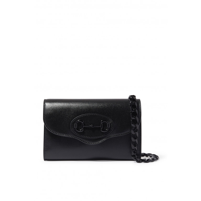 Gucci- Gucci Horsebit 1955 Mini Bag Black