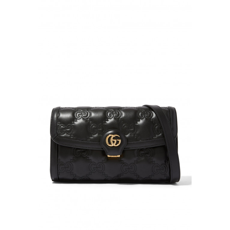 Gucci- GG Matelassé Small Bag Black