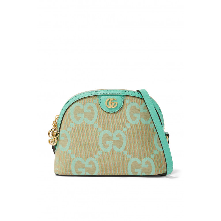 Gucci- Ophidia Jumbo GG Small Shoulder Bag Green