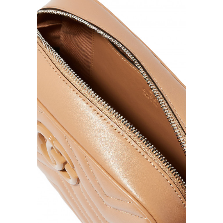 Gucci- GG Marmont Matelassé Shoulder Bag Neutral