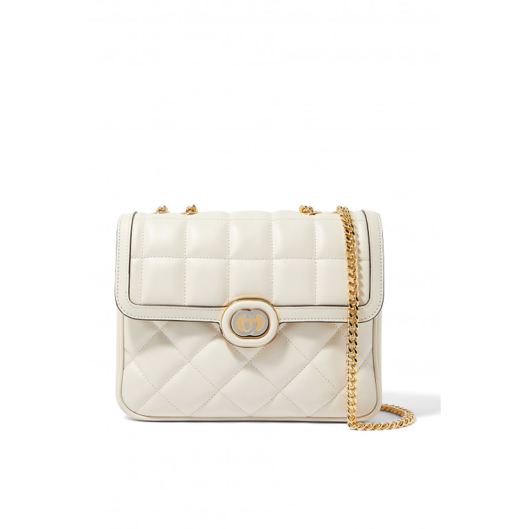 Gucci- Deco Small Shoulder Bag Off-White