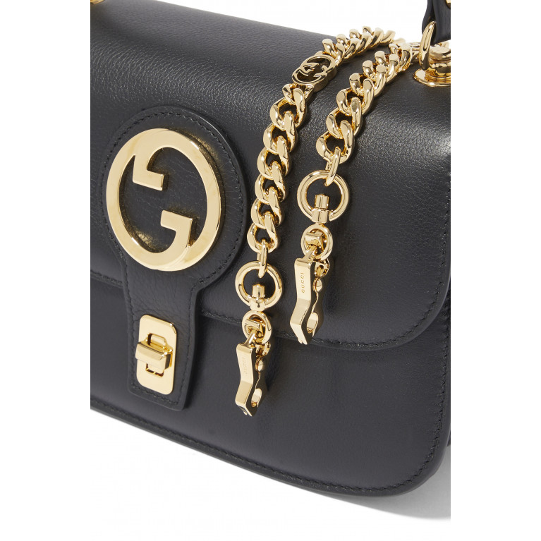 Gucci- Blondie Top-Handle Bag Black
