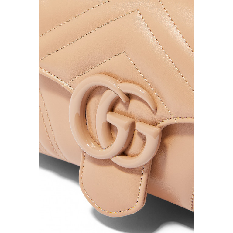 Gucci- GG Marmont Matelassé Shoulder Bag Rose Pink
