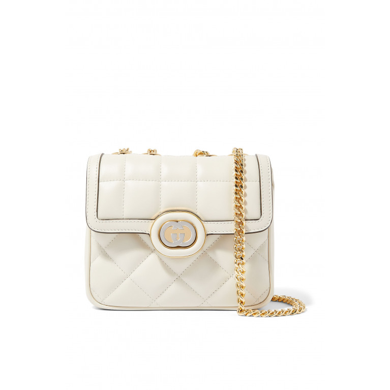 Gucci- Deco Mini Shoulder Bag White