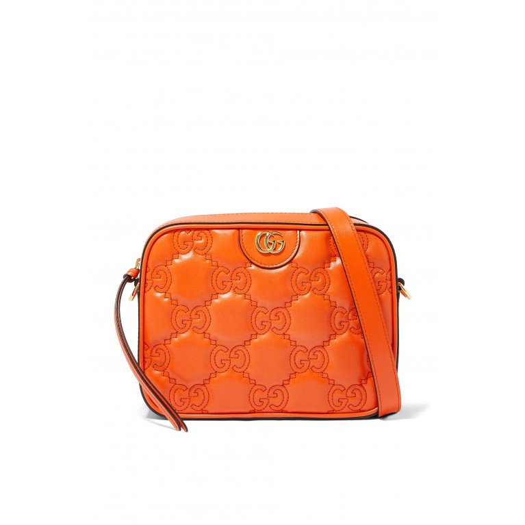 Gucci- GG Matelassé Small Bag Orange