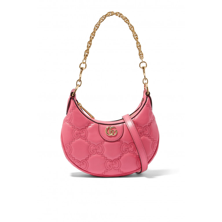 Gucci- GG Matelassé Mini Bag Pink