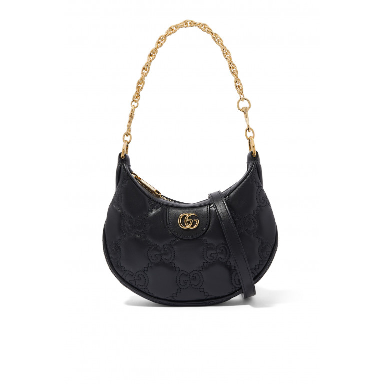 Gucci- GG Matelassé Mini Bag Black