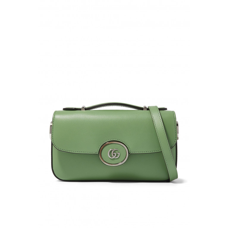 Gucci- Petite GG Small Shoulder Bag Green