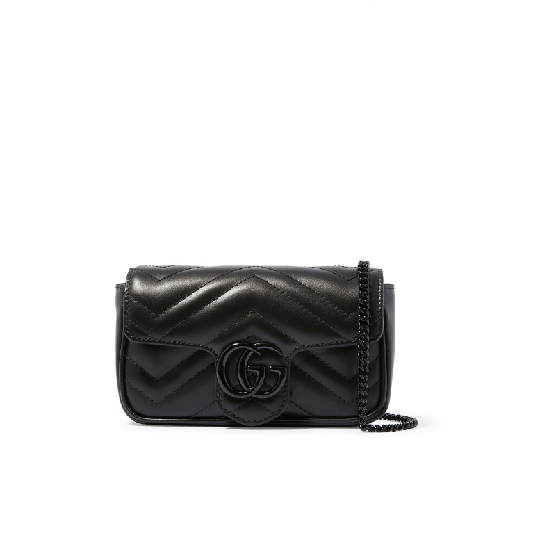 Gucci- GG Marmont Super Mini Bag Black