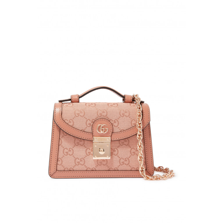 Gucci- Ophidia GG Mini Shoulder Bag Pink