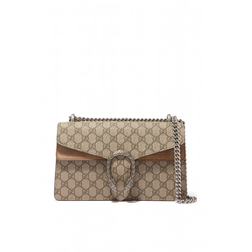 Gucci- Dionysus GG Shoulder Bag Brown
