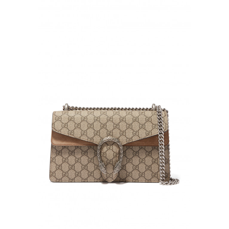 Gucci- Dionysus GG Shoulder Bag Brown