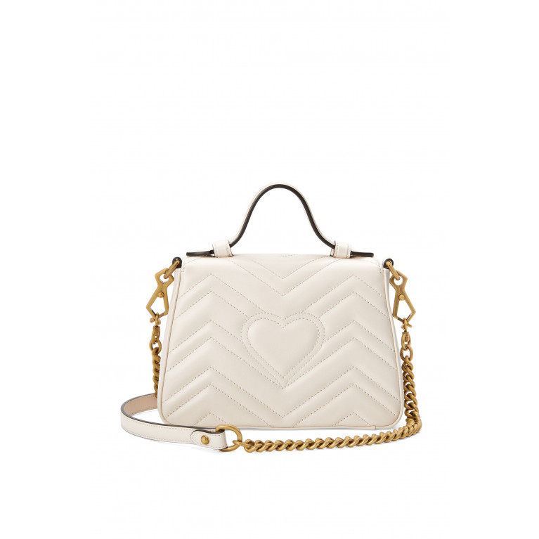 Gucci- GG Marmont Matelassé Bag White