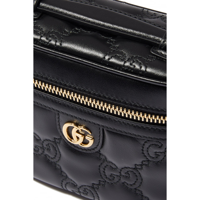 Gucci- GG Matelassè Mini Bag Black