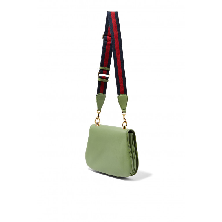 Gucci- Blondie Top Handle Bag Green