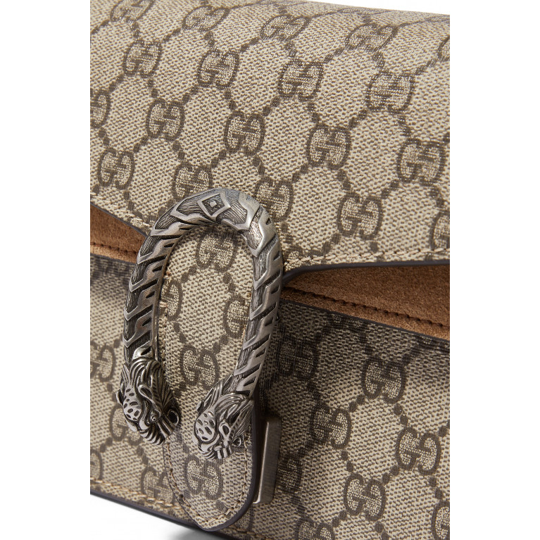 Gucci- Dionysus Small Top Handle Bag Beige/Ebony