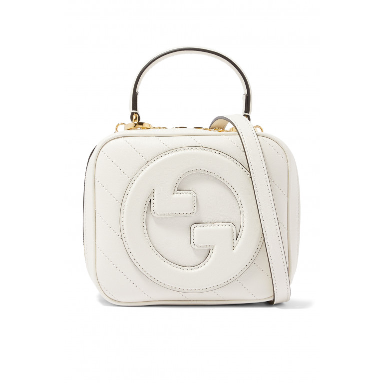 Gucci- Blondie Top Handle Bag White