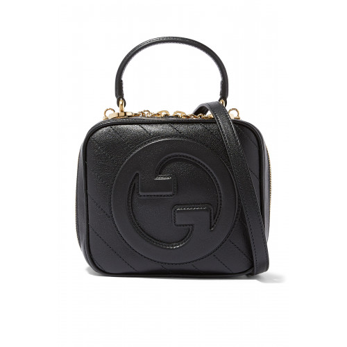 Gucci- Blondie Top Handle Bag Black