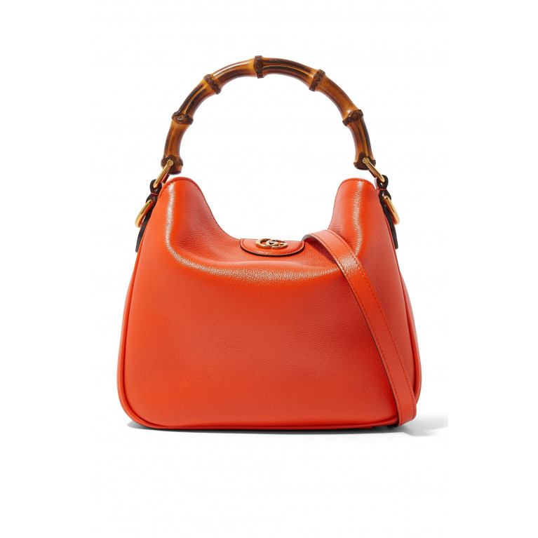 Gucci- Small Diana Shoulder Bag Orange
