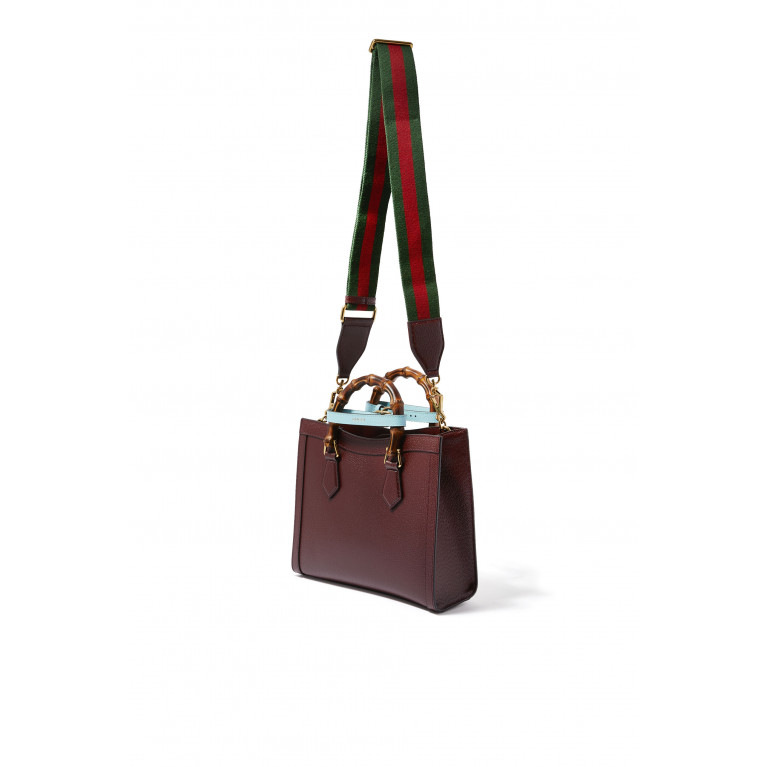 Gucci- Diana Small Tote Bag Burgundy