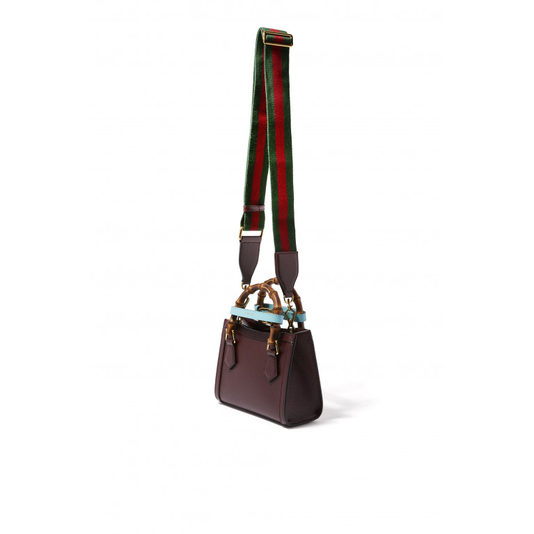 Gucci- Diana Mini Tote Bag Burgundy