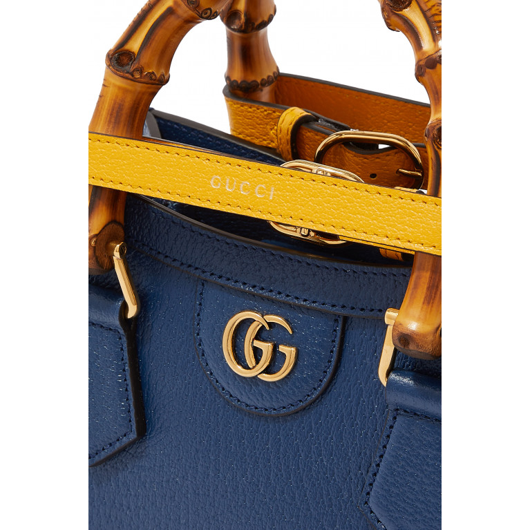 Gucci- Diana Mini Tote Bag Navy blue