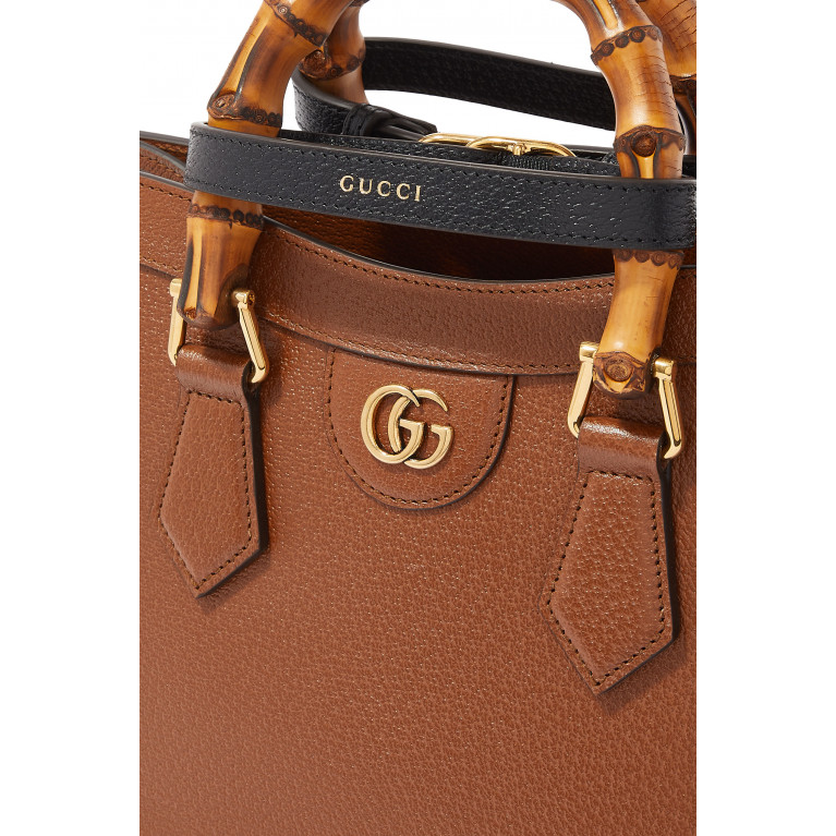 Gucci- Diana Small Tote Bag Brown