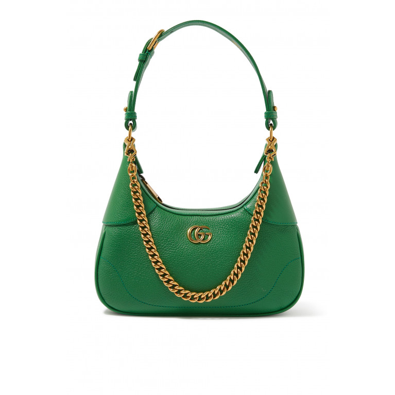 Gucci- 'A' Small Shoulder Bag Green