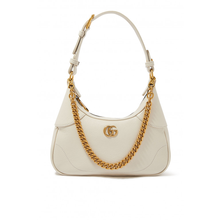 Gucci- 'A' Small Shoulder Bag White