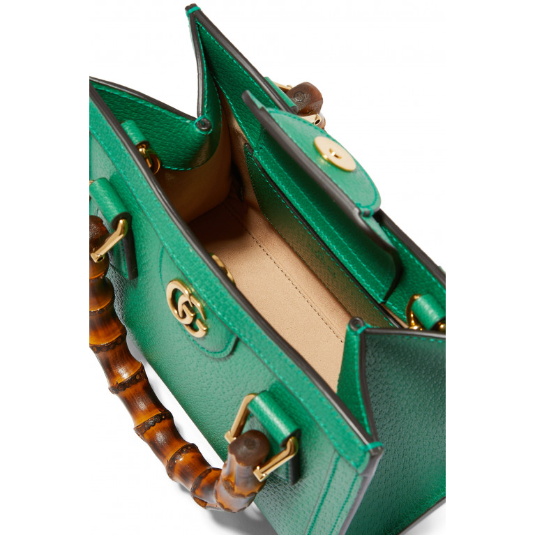 Gucci- Diana Mini Tote Bag Green