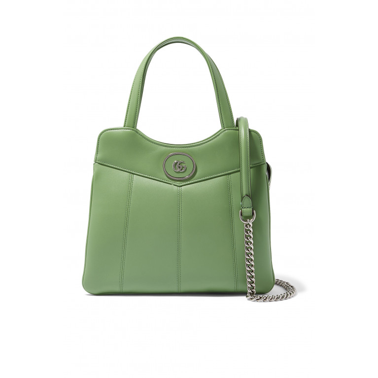 Gucci- Petite GG Small Tote Bag Green