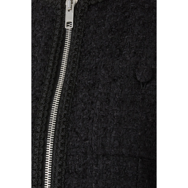 Gucci- Tweed Wool Jacket Black