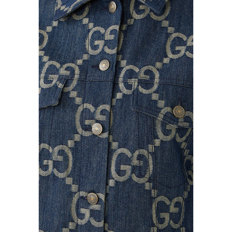 Gucci- GG Denim Jacket Blue