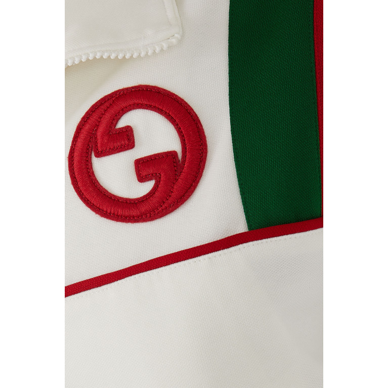 Gucci- Technical Jersey Jacket White