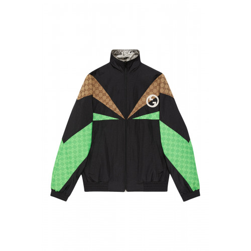 Gucci- Nylon Zip Jacket Black