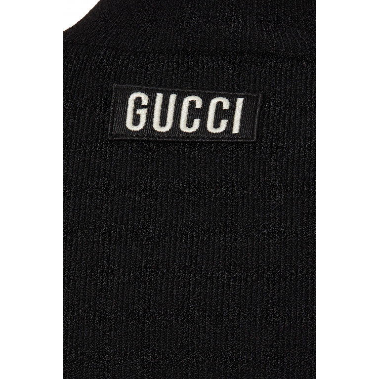 Gucci- Knitted Turtleneck Top Black