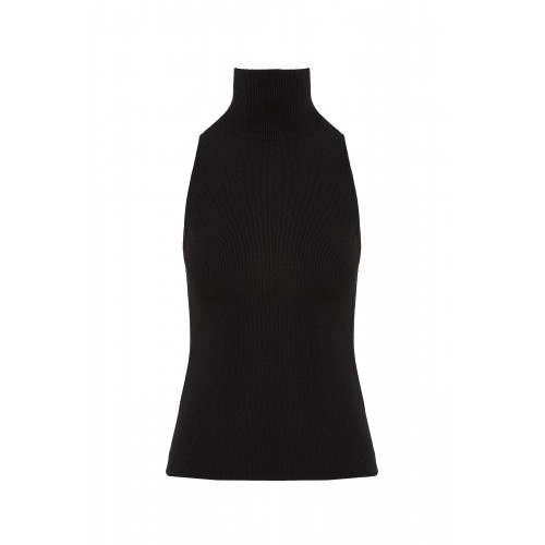 Gucci- Knitted Turtleneck Top Black