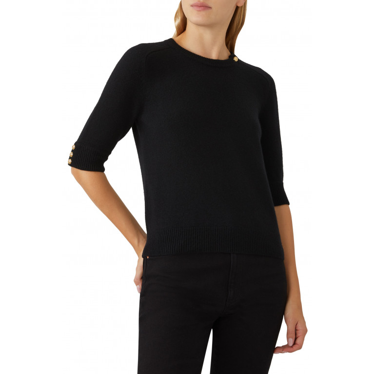 Gucci- Wool Cashmere Sweater Black