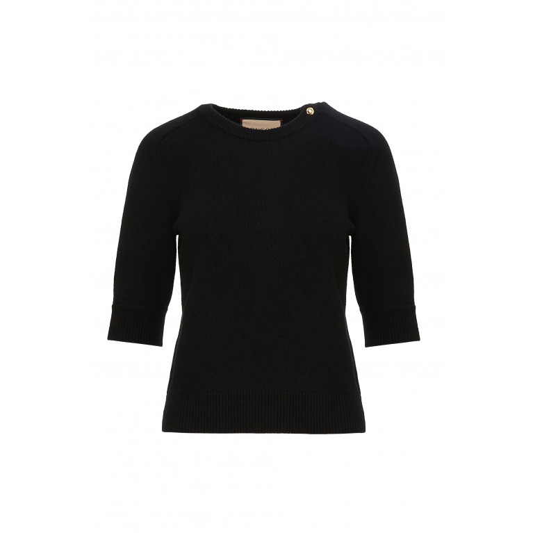 Gucci- Wool Cashmere Sweater Black