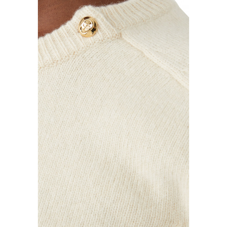 Gucci- Wool Cashmere Sweater White