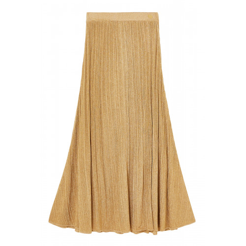 Gucci- Nojum Lurex Skirt Gold