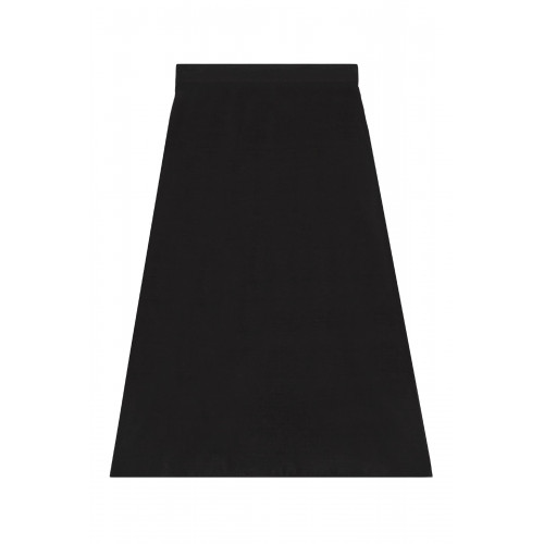 Gucci- Velvet Silk Skirt Black