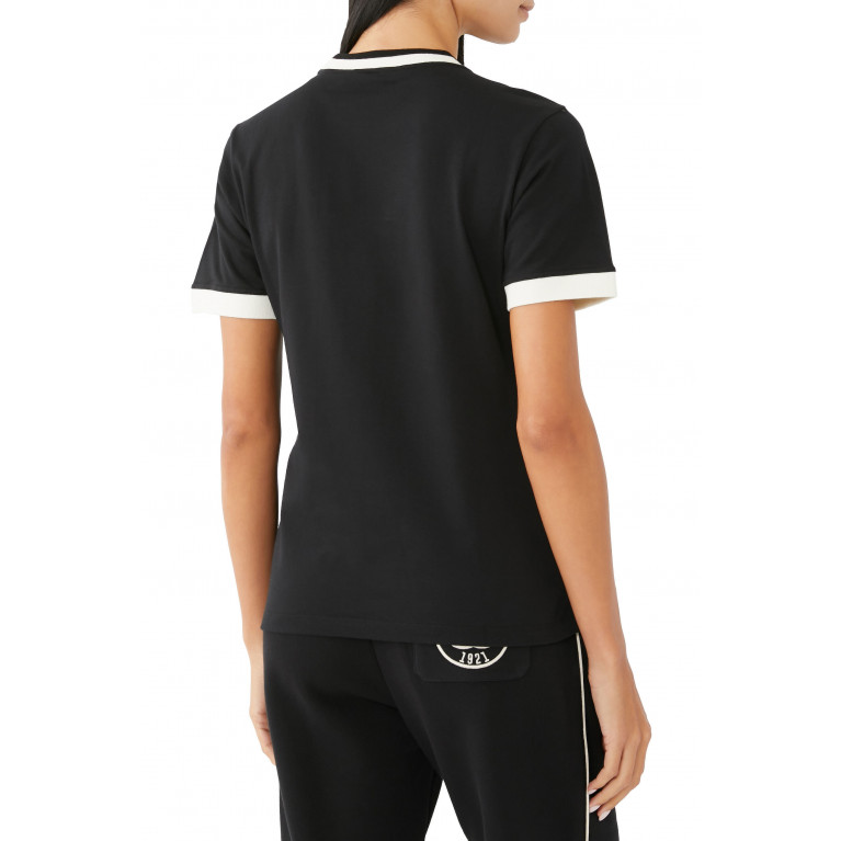 Gucci- Stripe Trim T-Shirt Black