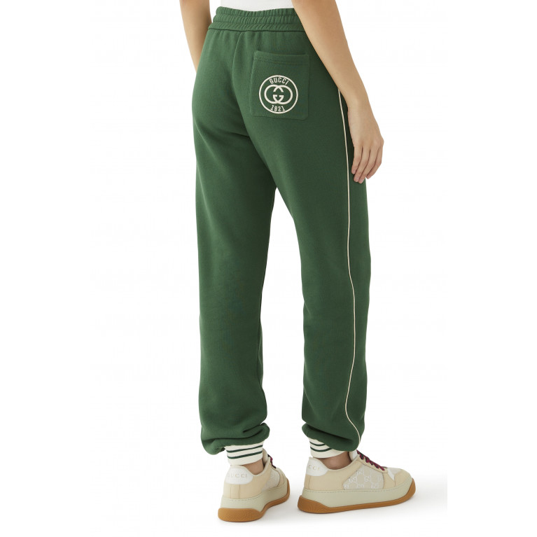 Gucci- Cotton Jersey Pants Green